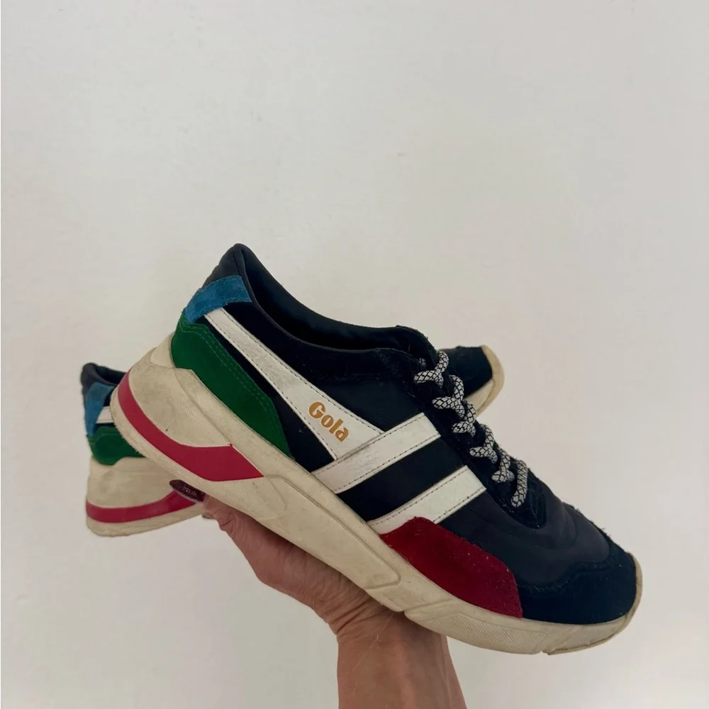 Gola Women's Black Multi-Color Athletic Sneakers